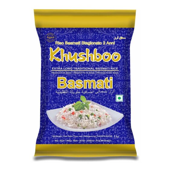 Kushboo EXTRA LONG TRADITIONAL BASMATI RICE 1kg-5kg
