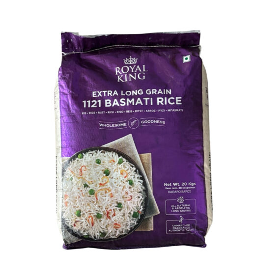 ROYAL KING EXTRA LONG GRAIN 1121 BASMATI 20KG