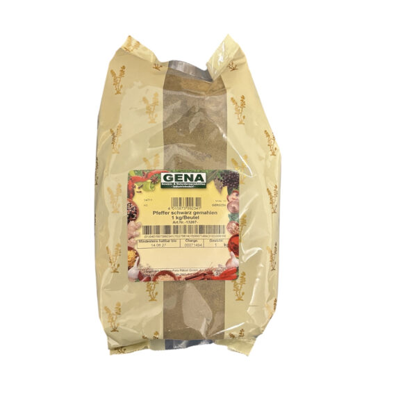 GENA Pfeffer Schwarz Gemahlen 1KG